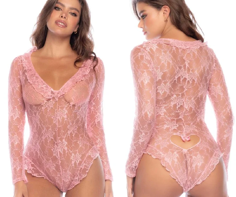 Mapale 7599 Sleep Romper Color Rose Nursing pajama sets