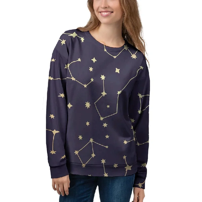 Constellation Galaxy Space Women's Sweatshirt Women's sweaters