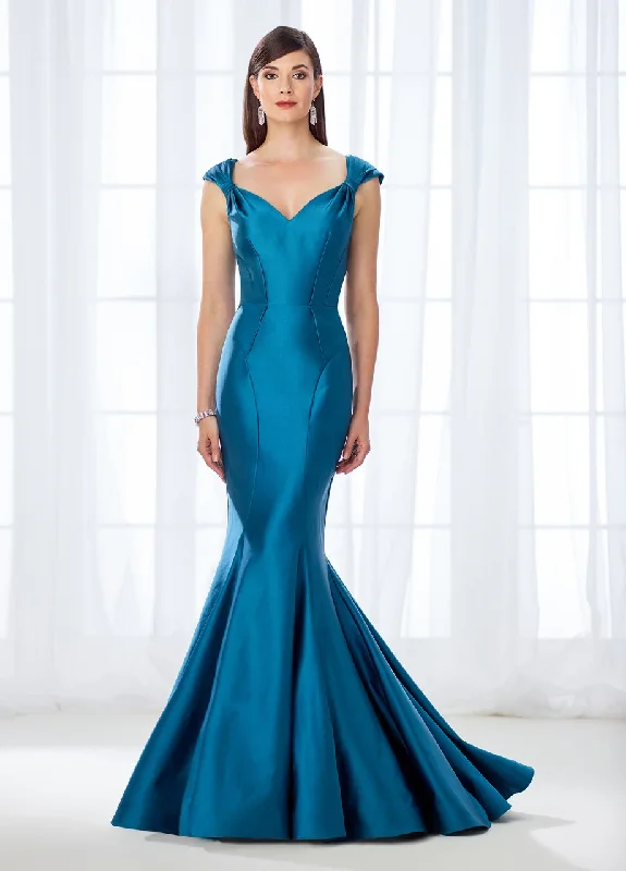 Mon Cheri Fitted Cap Sleeves Stretch Satin Mermaid Gown 118661 - 1 pc Teal in Size 12 Available Preppy party dresses Mon Cheri Fitted Cap Sleeves Stretch Satin Mermaid Gown 118661 - 1 pc Teal in Size 12 Available Preppy party dresses