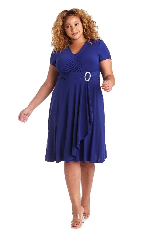 R&M Richards 1149W - Faux Wrap Cocktail Dress Birthday party dresses