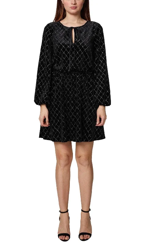 Sage Collective SU05D33 - Scoop Glittered Cocktail Dress Minimalist party dresses