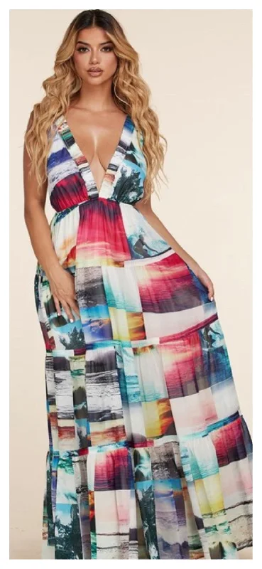 Delightful Springs Maxi Dress (Also Avail in Plus Size) Elegant maxi dresses