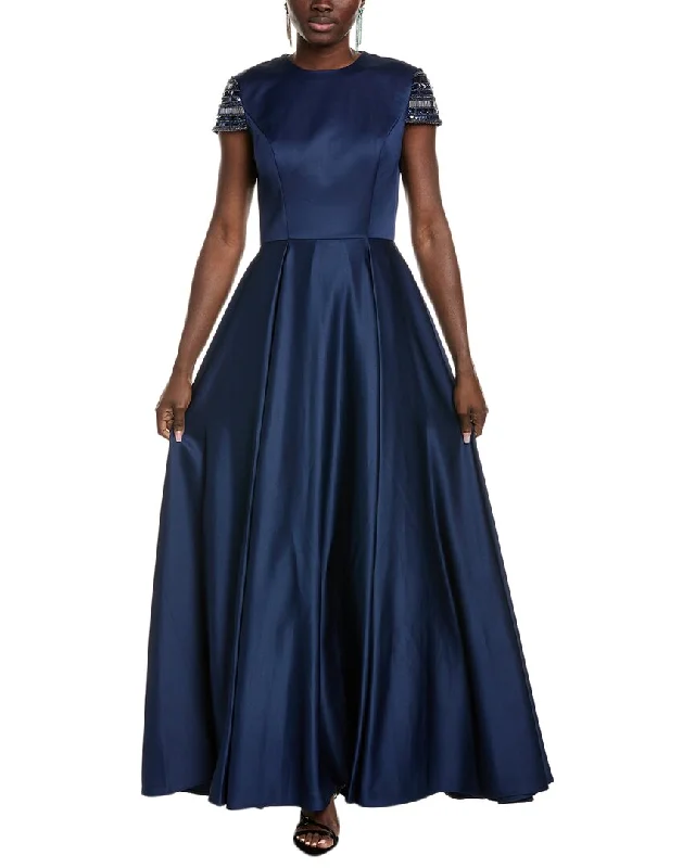 Mac Duggal A-Line Gown Smocked unclassified dresses