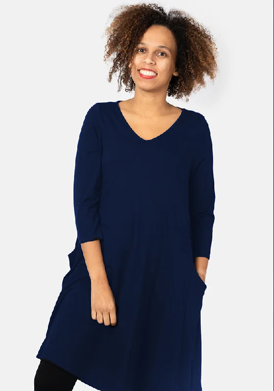 Pippa Navy A-Line Tunic Engagement unclassified dresses