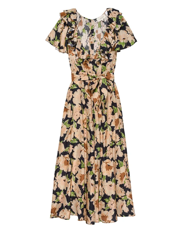 The Parish Dress. -- Victorian Rose Print Sleeveless unclassified dresses