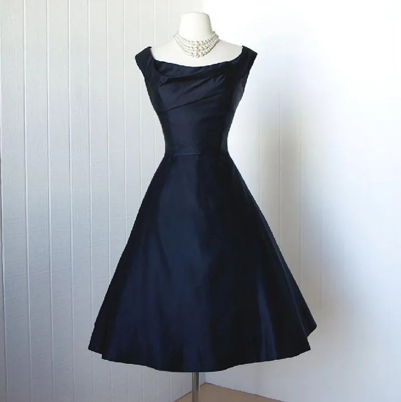 Navy Blue Mini Short Corset Homecoming Dress outfit Basic Mini Skirt