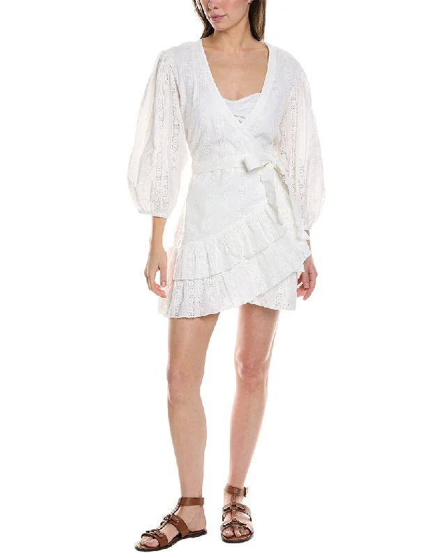 Melissa Odabash Aliyah Mini Dress Stylish Pleated Skirt