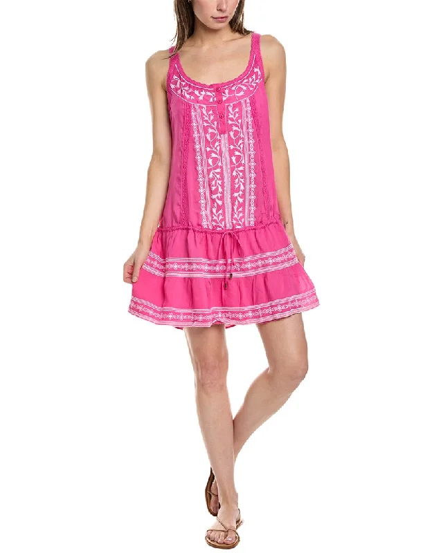 Melissa Odabash Jaz Mini Dress Wrap Mini Skirt