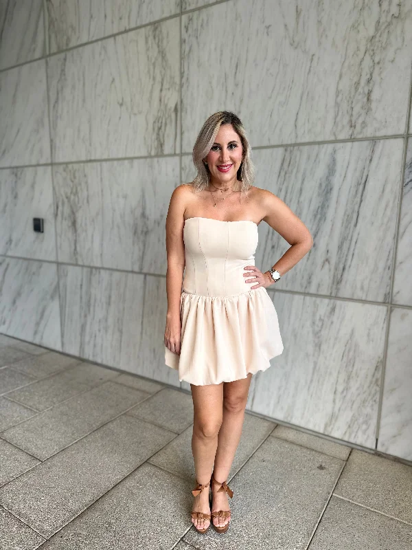 Scuba Bubble Mini Dress Mini Skirt Classic