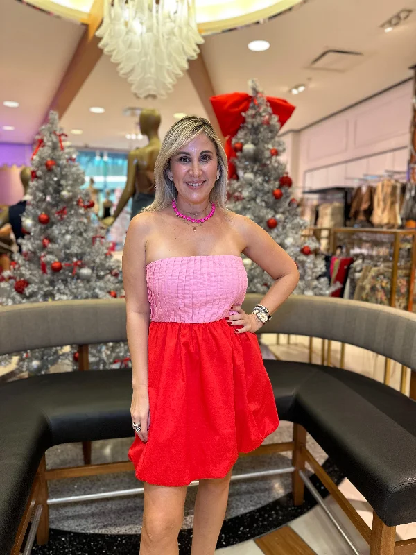 Two Tone Bubble Hem Mini Dress Camo Mini Skirt